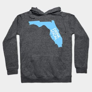 Florida Drink Local FL Blue Hoodie